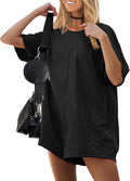 Rompers for Women Oversized Reversible Baggy T-shirt Jumpsuit
