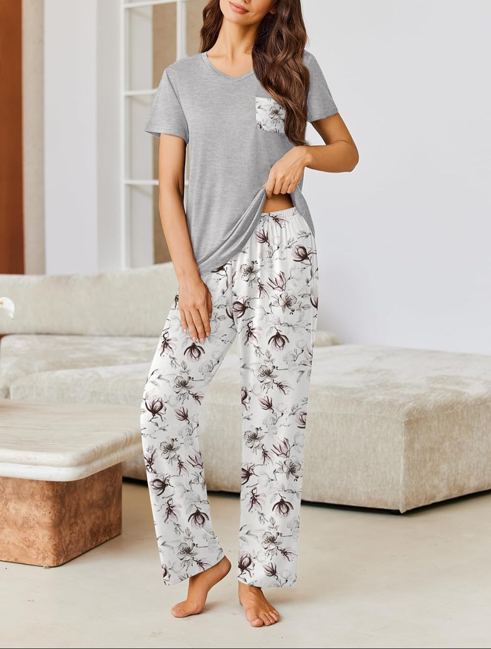 Pajama Sets 2 Piece Short Sleeve Pj Sets
