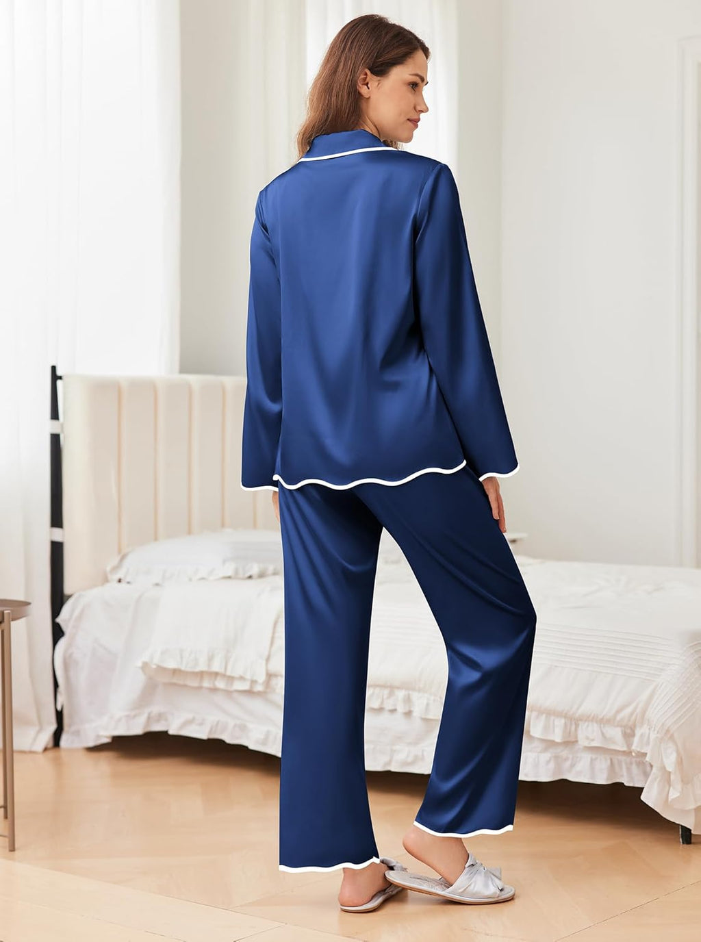 Silk Satin Pajama Set for Women