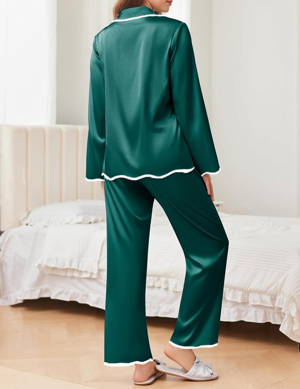 Silk Satin Pajama Set for Women