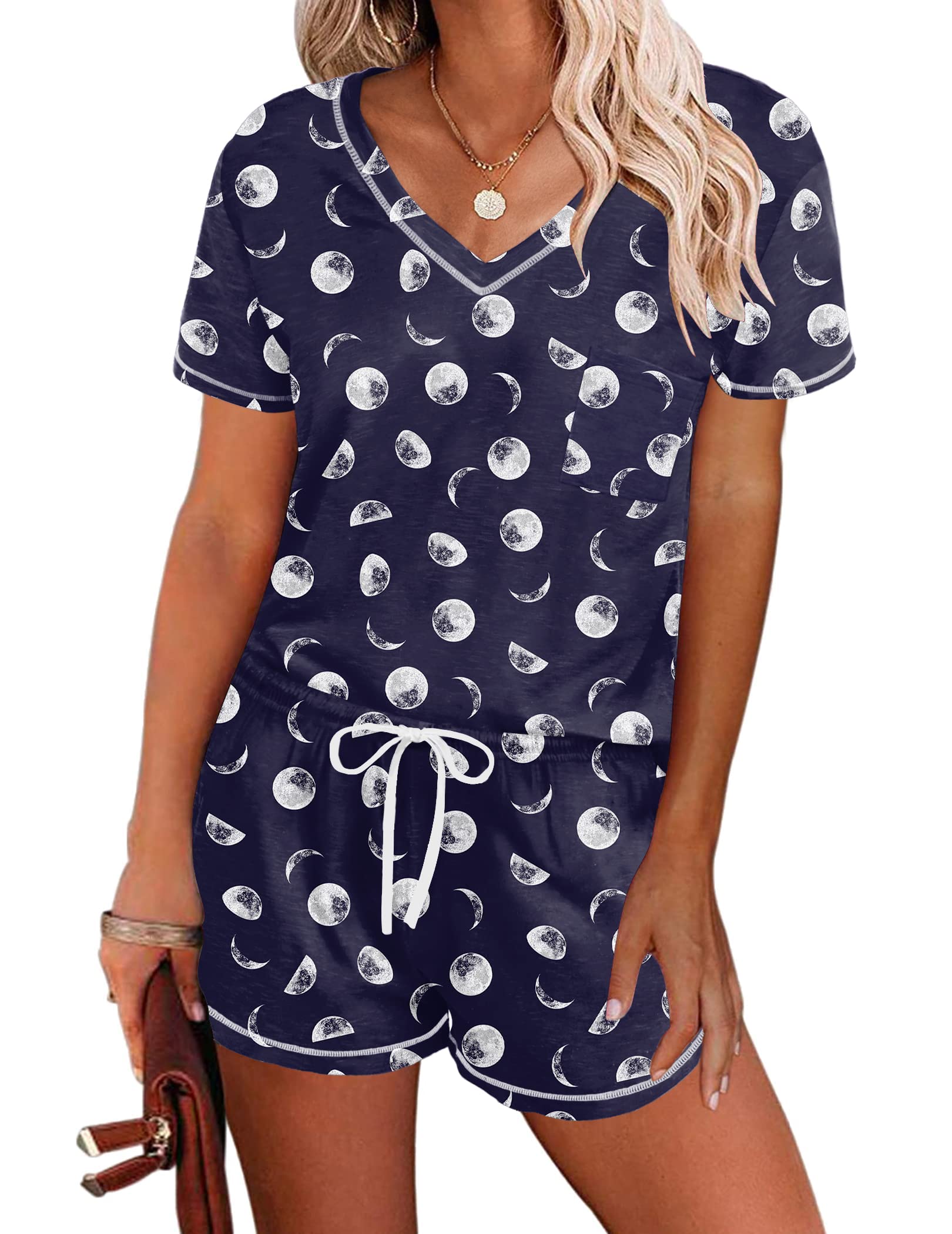 Short Sleeve Lounge Pajamas Sets (US Only)