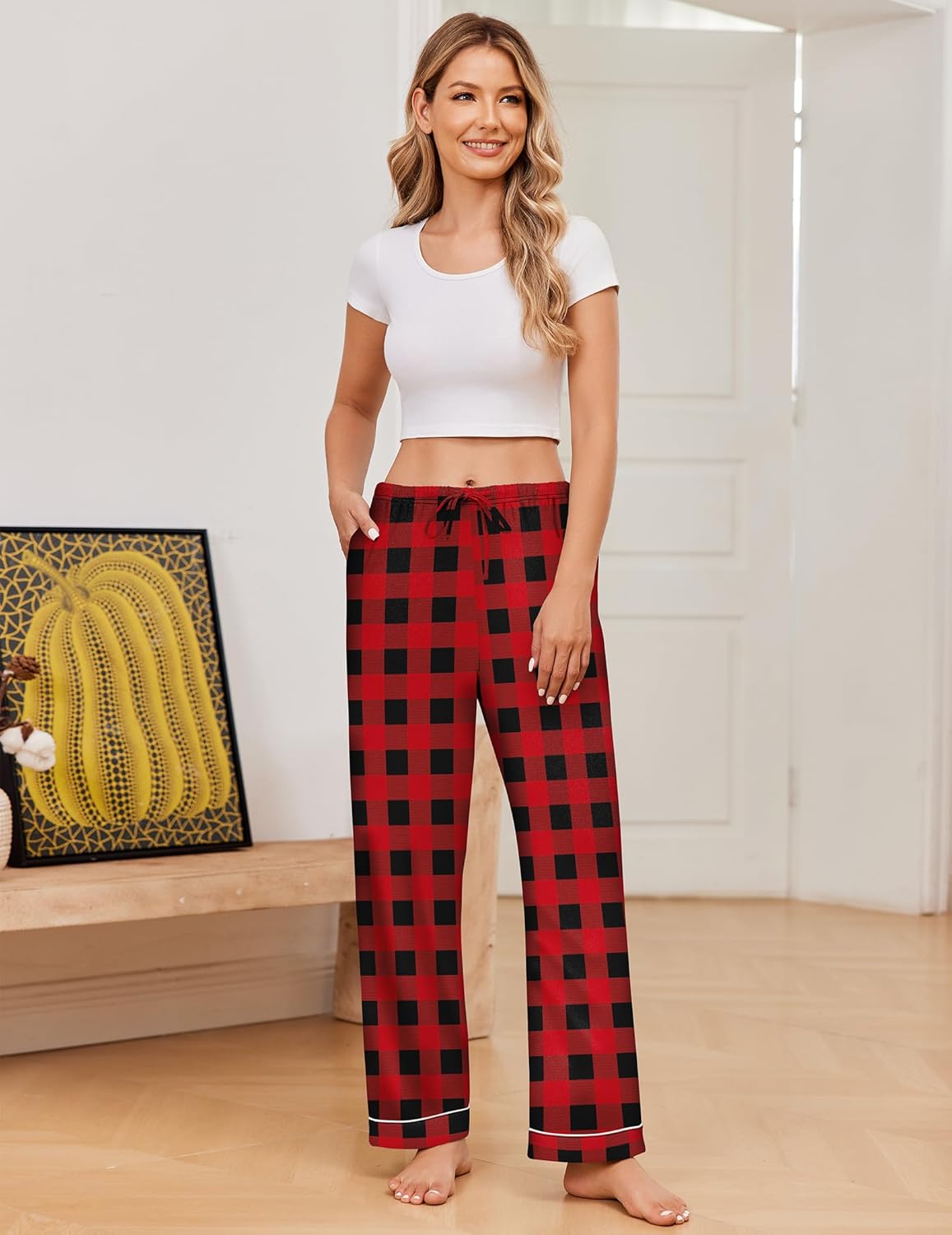 Pajamas Pant Soft Drawstring Pjs Comfy Sleep Pants