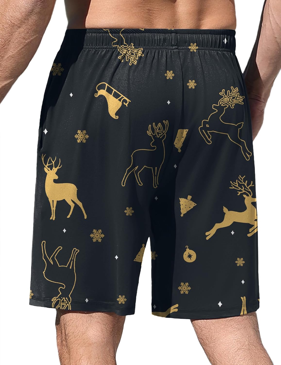 Men's Pajama Shorts Soft Sleepwear Bottoms