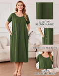 Cotton Nightgowns for Women Long House Dresses