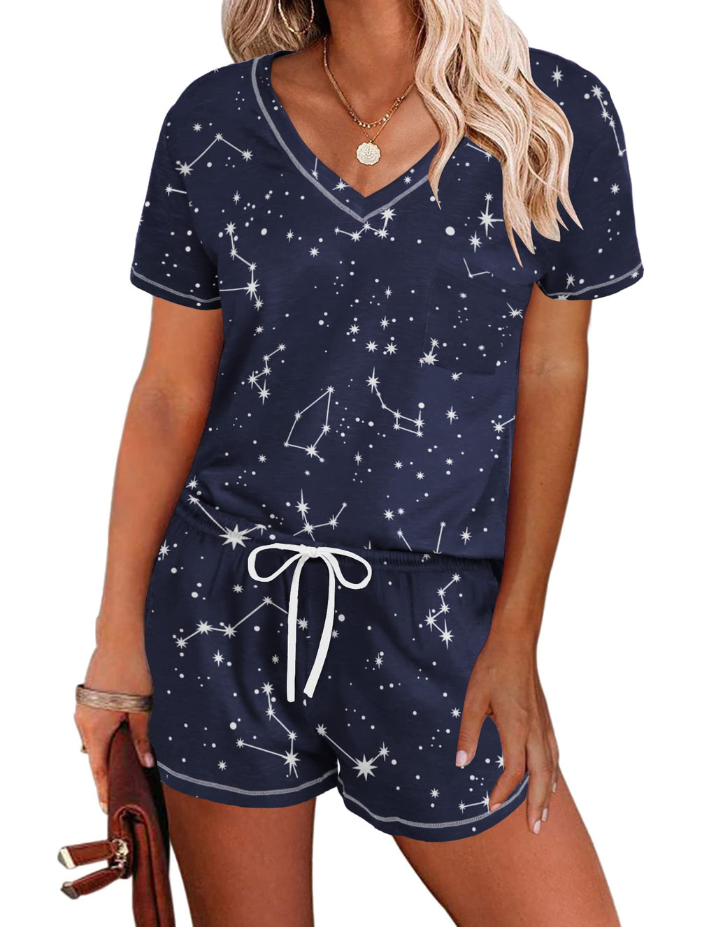 Short Sleeve Lounge Pajamas Sets (US Only)
