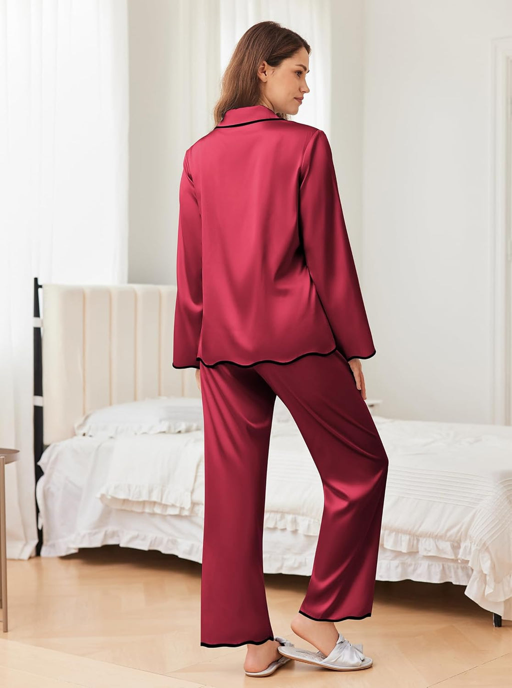 Silk Satin Pajama Set for Women