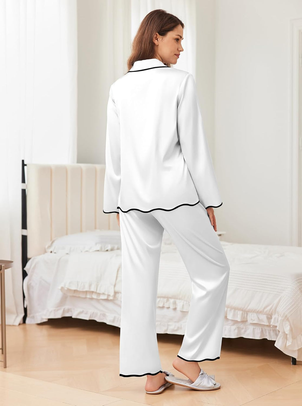 Silk Satin Pajama Set for Women