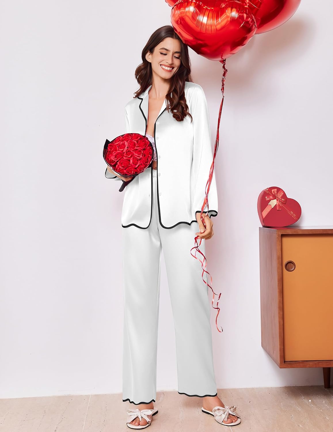 Silk Satin Pajama Set for Women