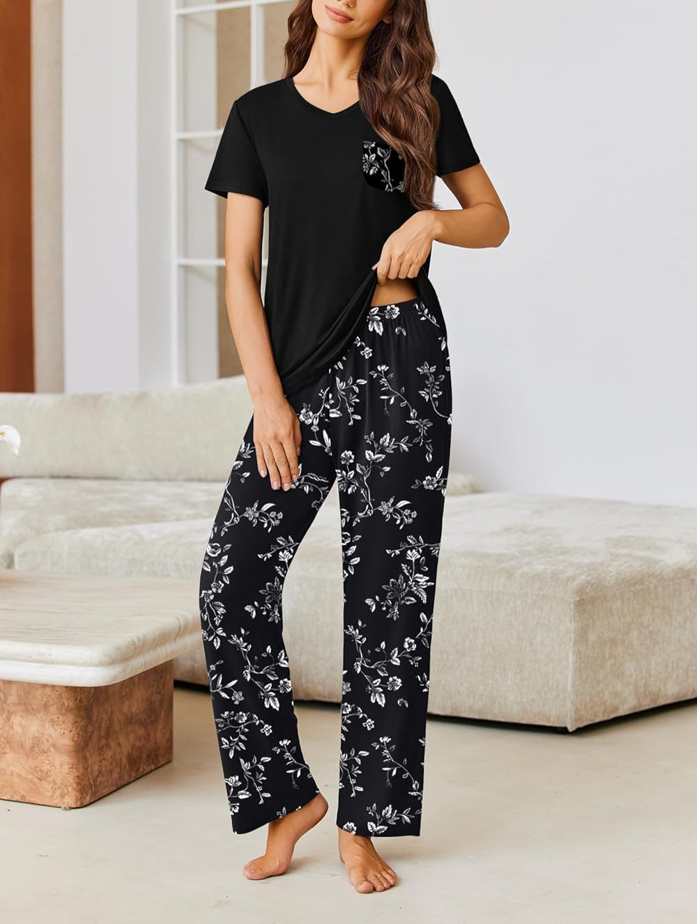 Pajama Sets 2 Piece Short Sleeve Pj Sets