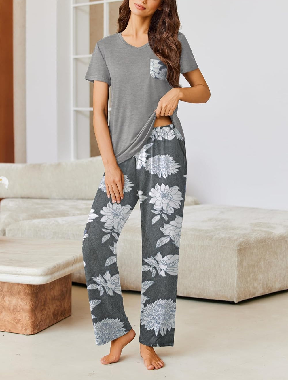 Pajama Sets 2 Piece Short Sleeve Pj Sets