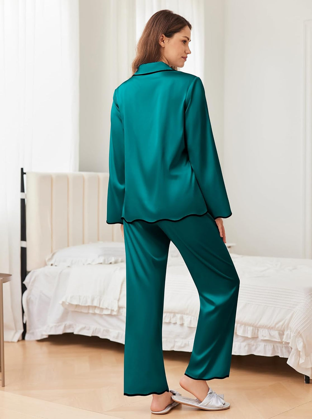 Silk Satin Pajama Set for Women