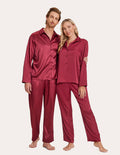 Silk Satin Matching Couples Pajamas Set (US Only)