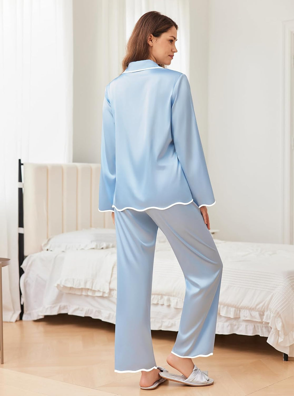 Silk Satin Pajama Set for Women