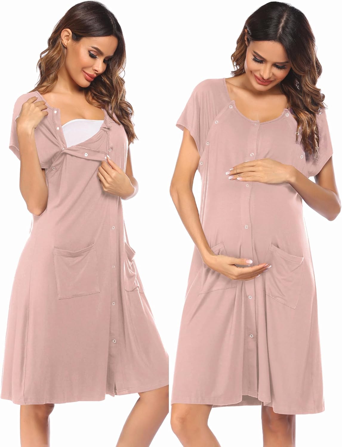 3 in 1 Labor/Delivery/Hospital Gown Nursing Dress