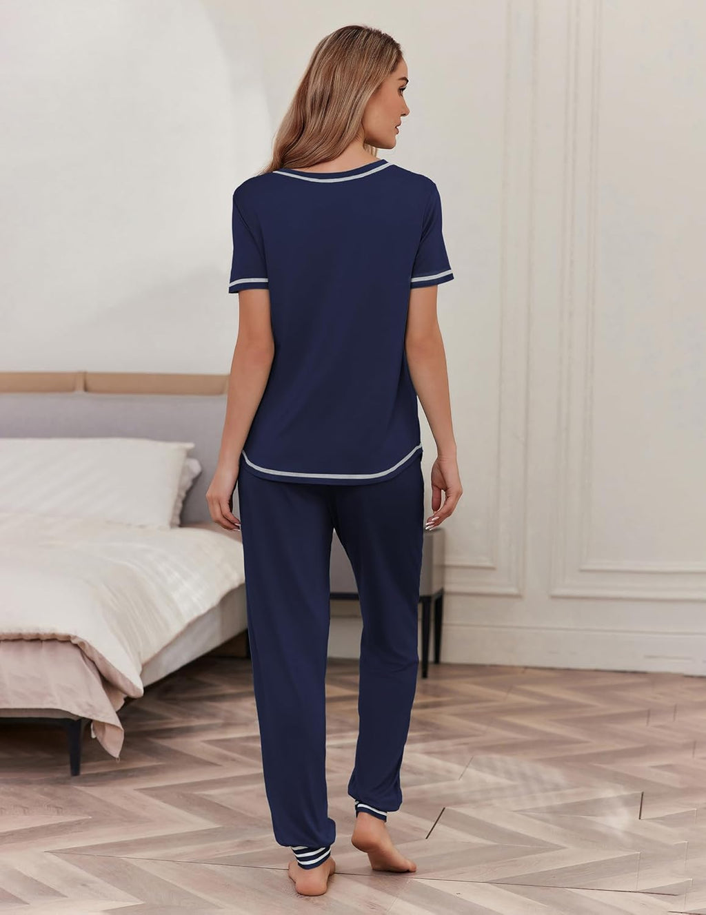 Pajama Sets Short Sleeve Pjs Sets 2 Piece Sleepwear