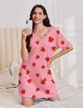 Nightgowns for Women Short Sleeve Sleep Shirt