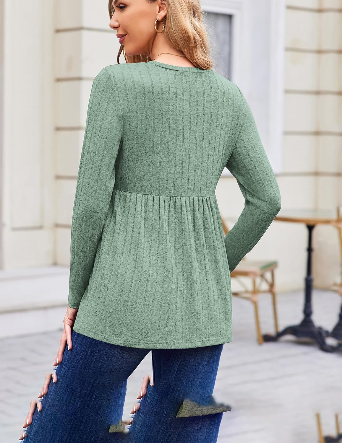 Maternity Tops Long Sleeve Tunic Blouses