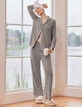 Women's Pajama Sets Long Sleeve Comfy Button Down Nightwear