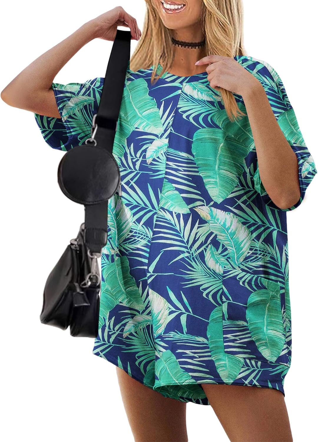Rompers for Women Oversized Reversible Baggy T-shirt Jumpsuit