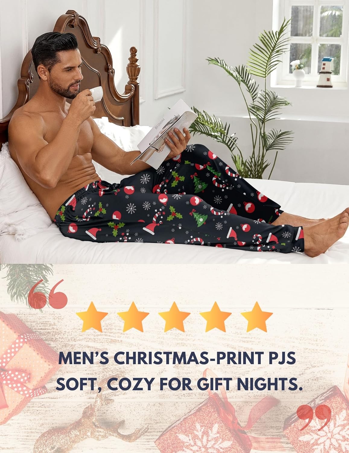 Men's Pajama Pants, Lightweight Loungewear