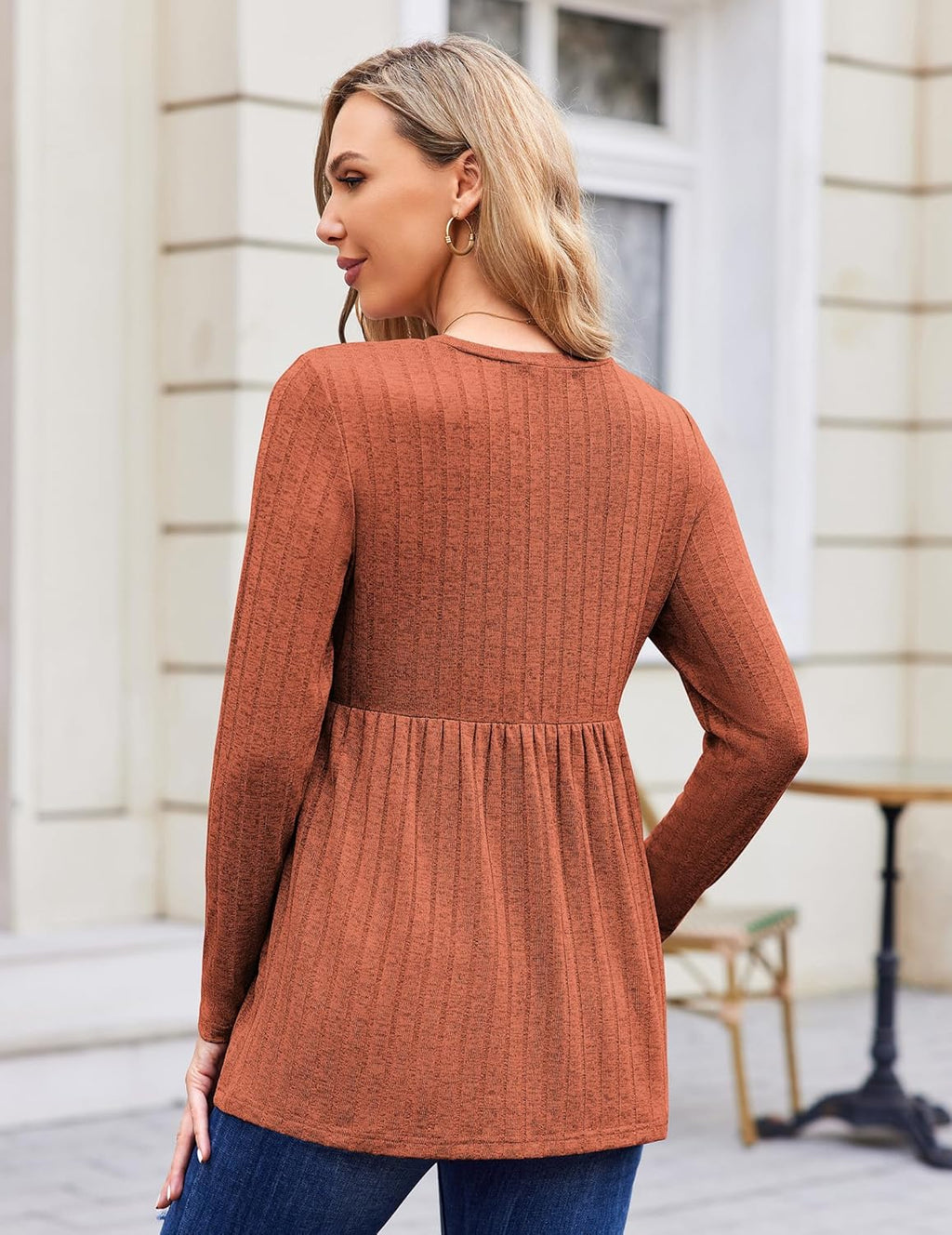 Maternity Tops Long Sleeve Tunic Blouses