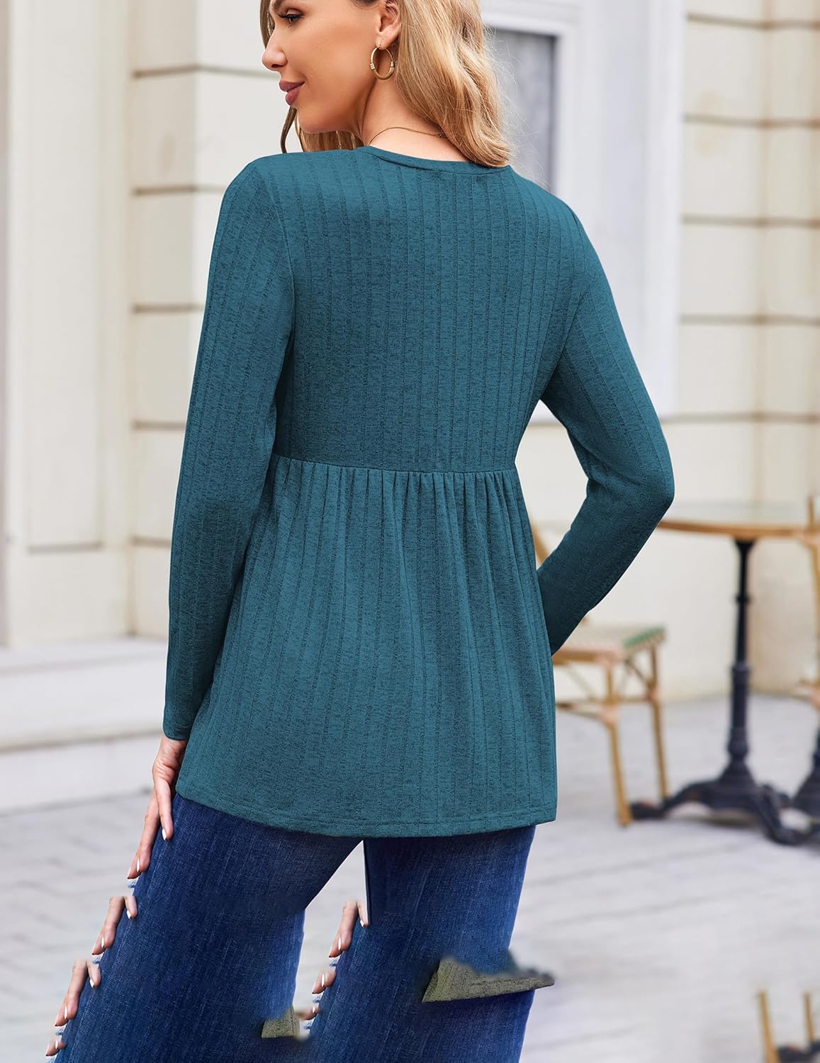 Maternity Tops Long Sleeve Tunic Blouses