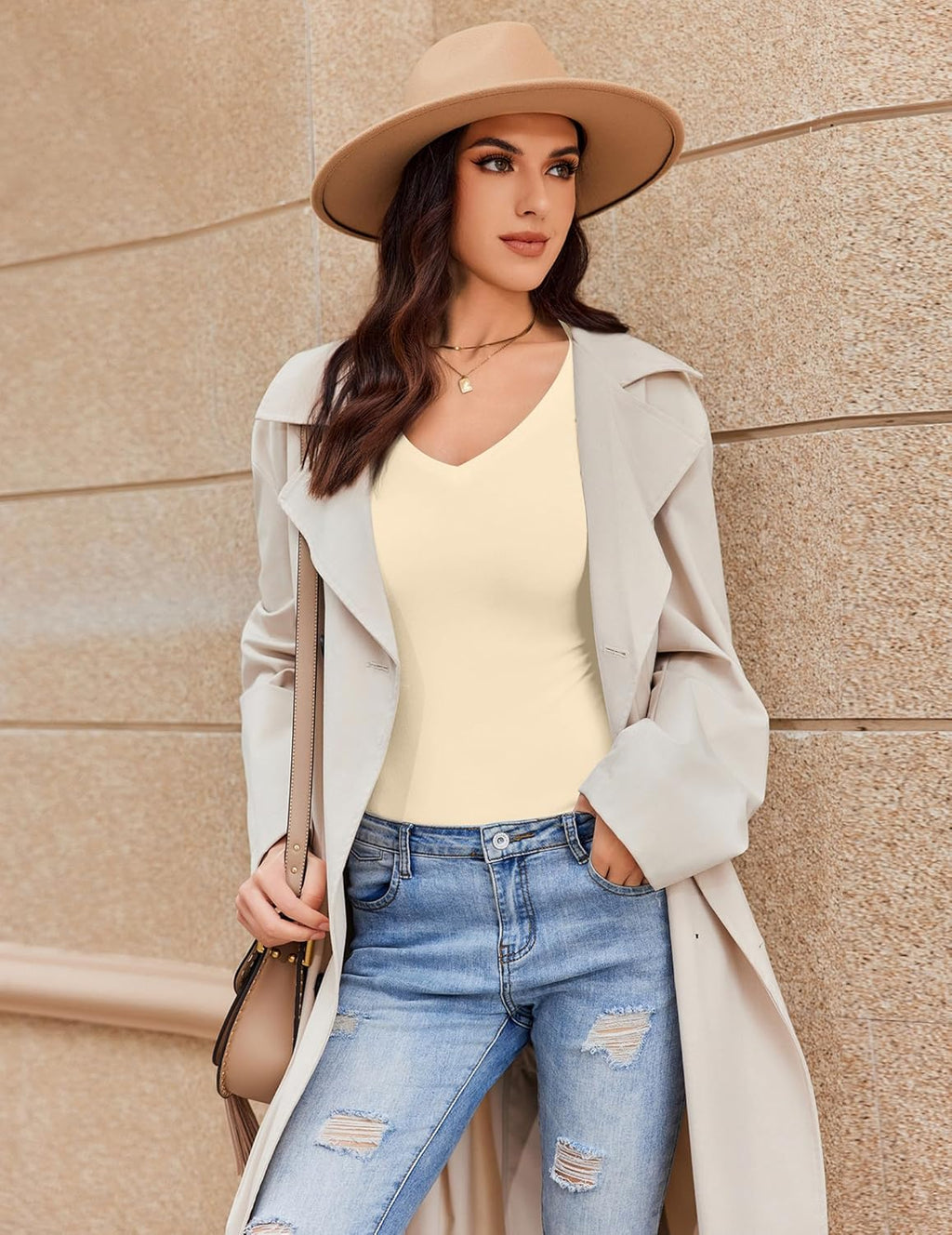 3 Pack Long Sleeve Shirts V Neck Slim Fit Layer Tops
