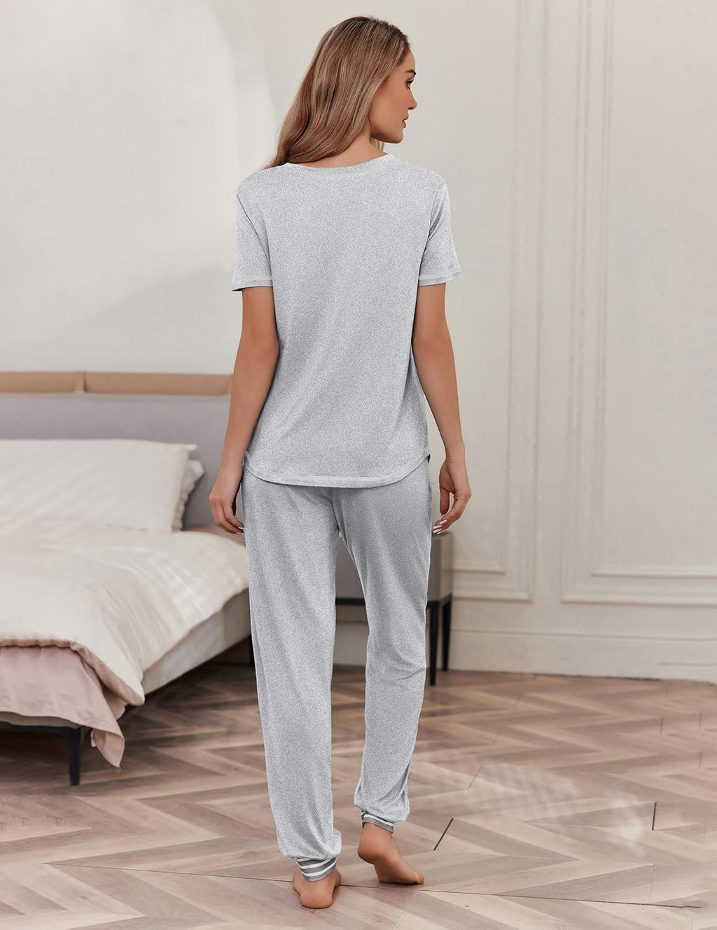 Pajama Sets Short Sleeve Pjs Sets 2 Piece Sleepwear