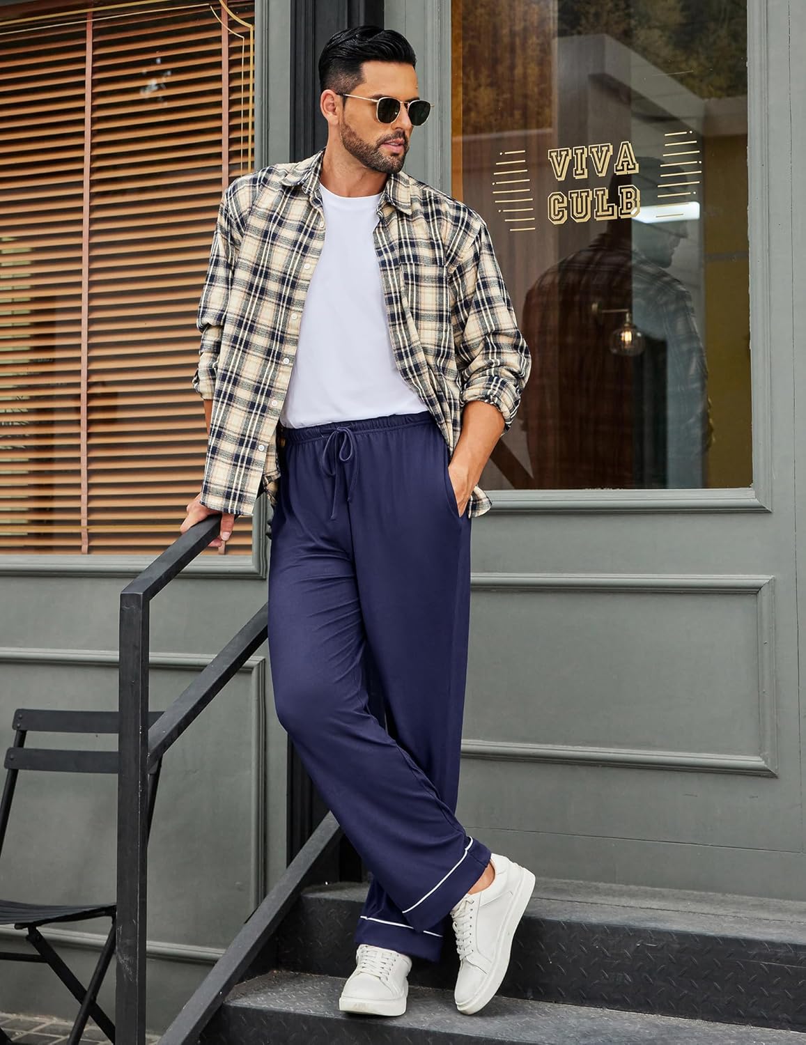 Mens Pajama Pants Sleepwear Soft Pjs Bottoms