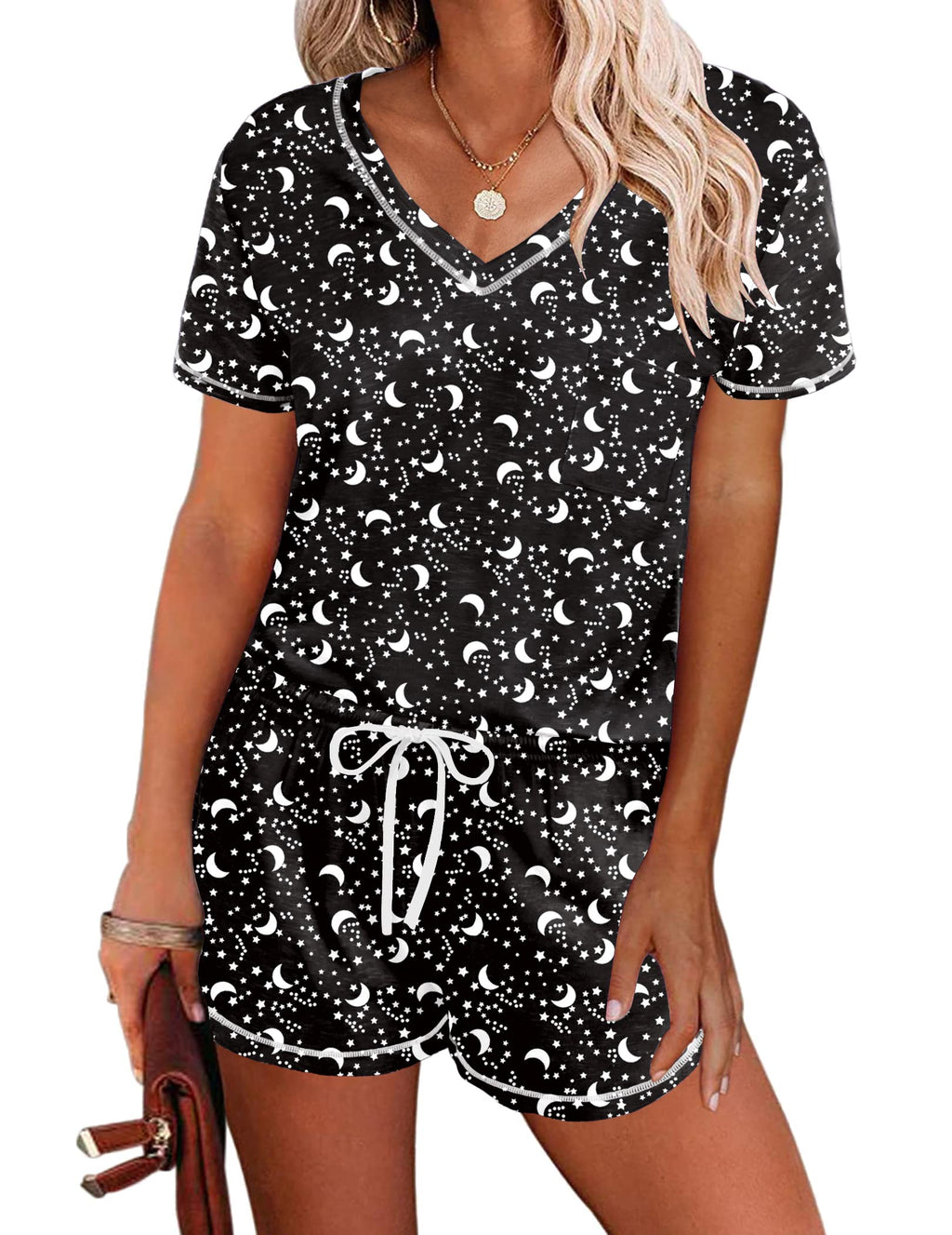 Short Sleeve Lounge Pajamas Sets (US Only)