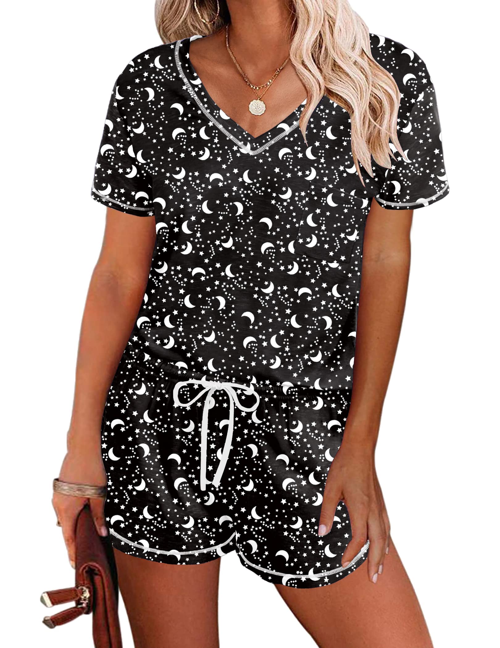 Short Sleeve Lounge Pajamas Sets (US Only)