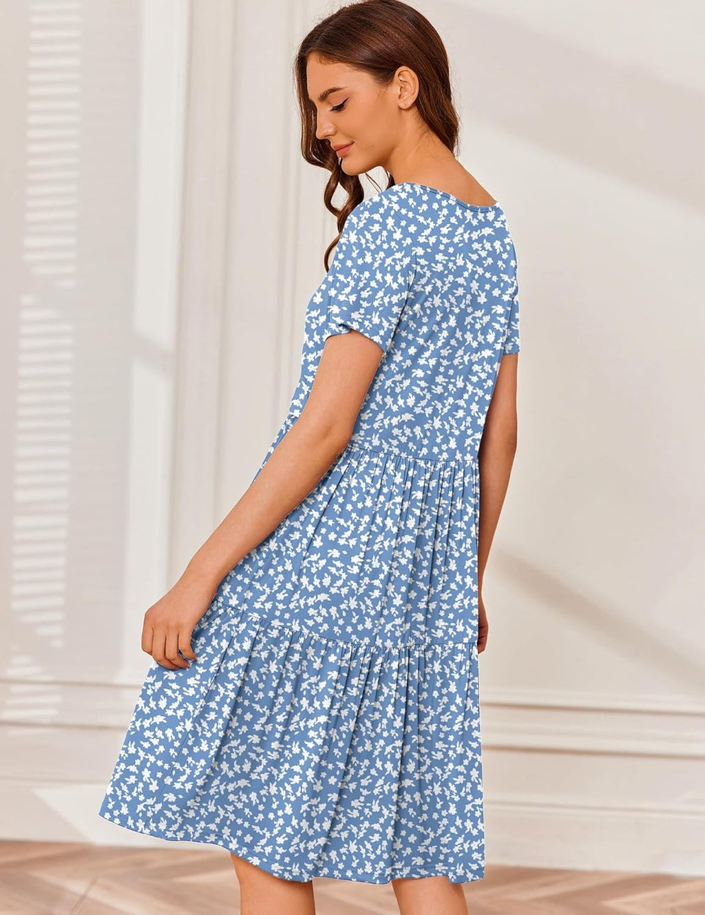 Breastfeeding Knee Length Maternity Dresses