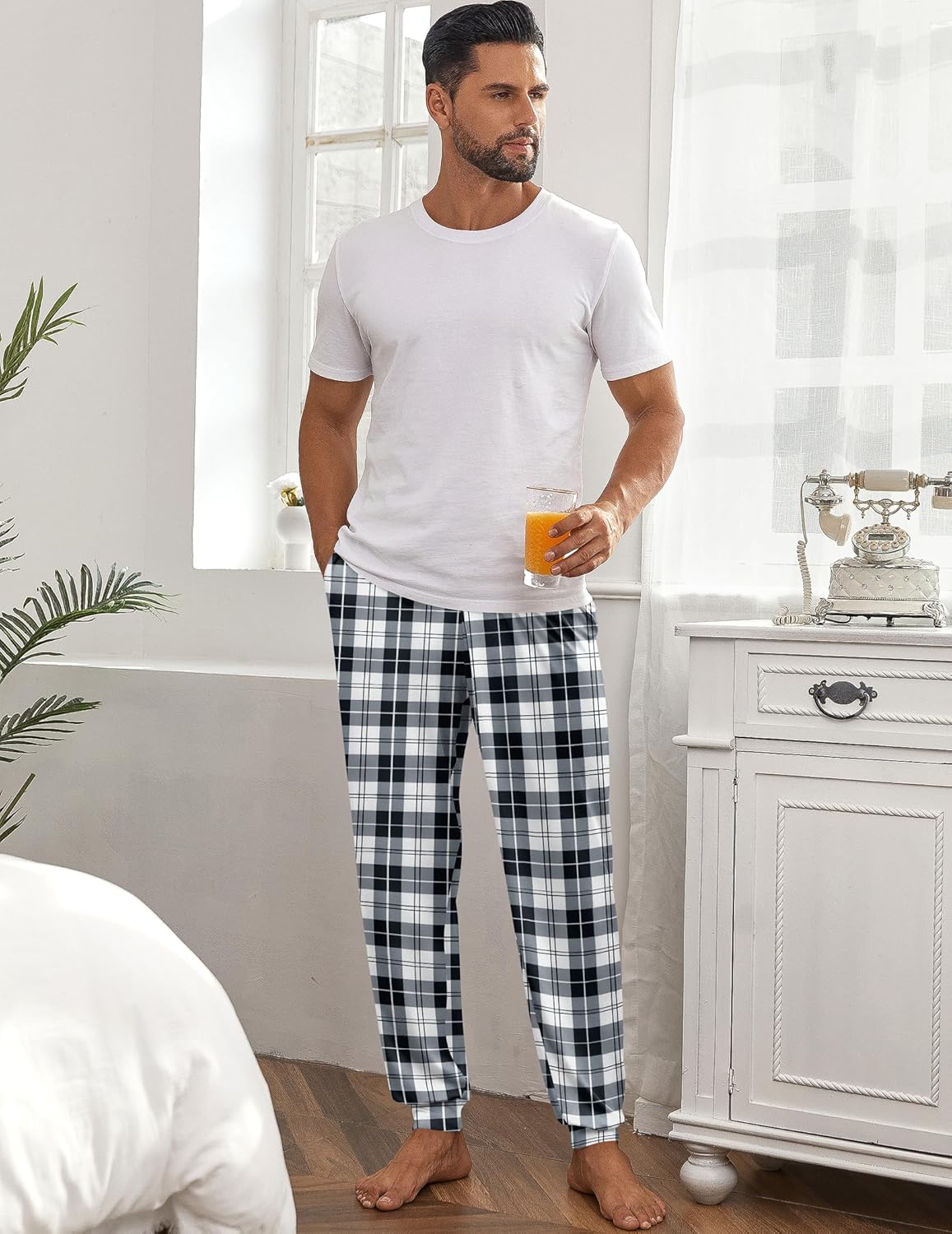 Men's Pajama Pants, Lightweight Loungewear