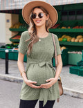 Maternity Tops Short Sleeve Pregnancy Shirts