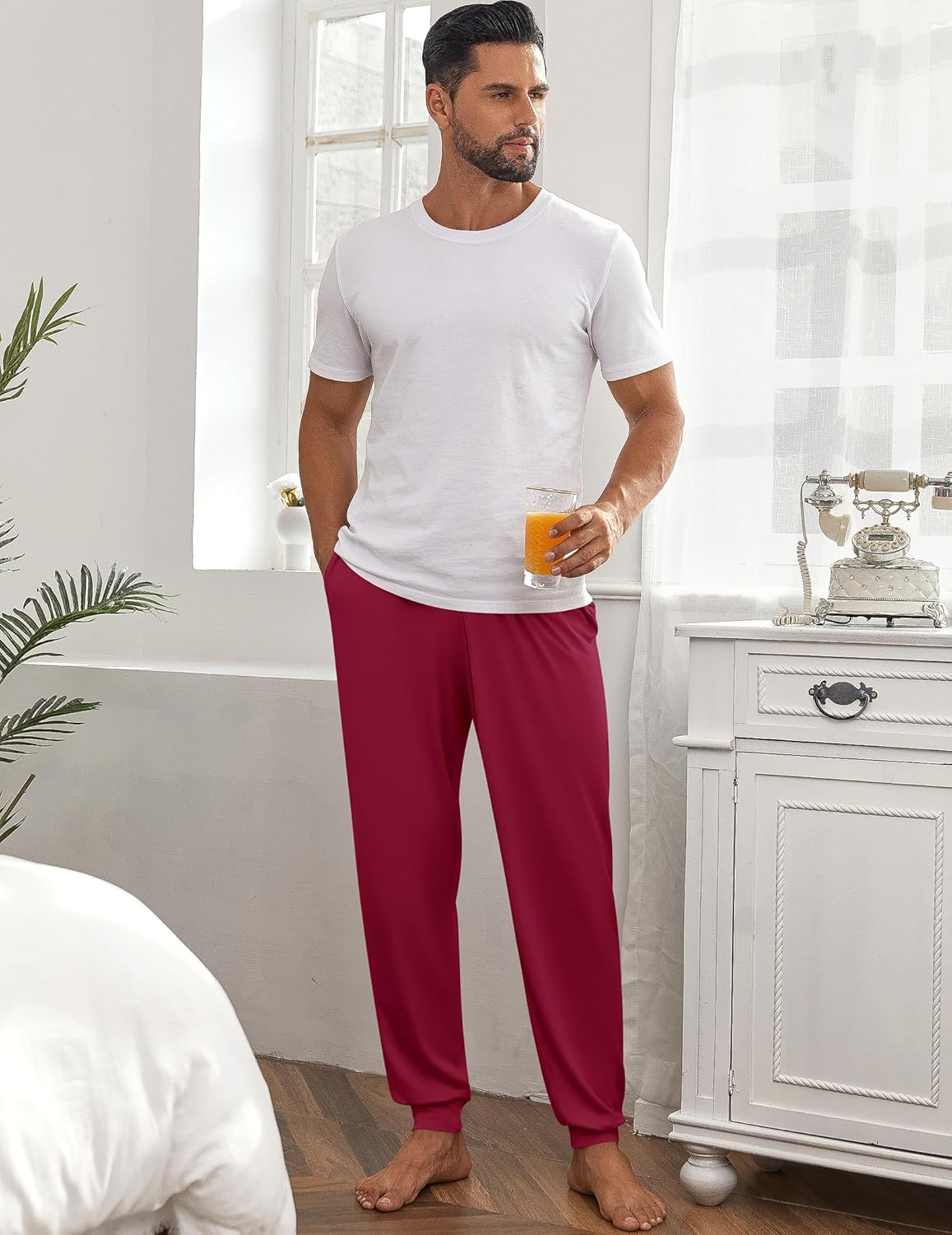 Men's Pajama Pants, Lightweight Loungewear