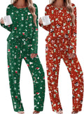 2 Pack Pajama Sets Long Sleeve Soft Pjs Set