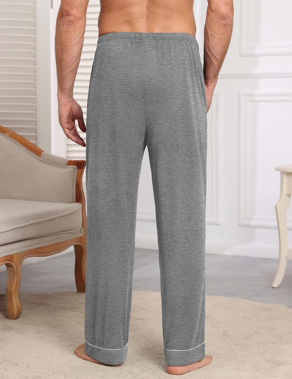 Mens Pajama Pants Sleepwear Soft Pjs Bottoms