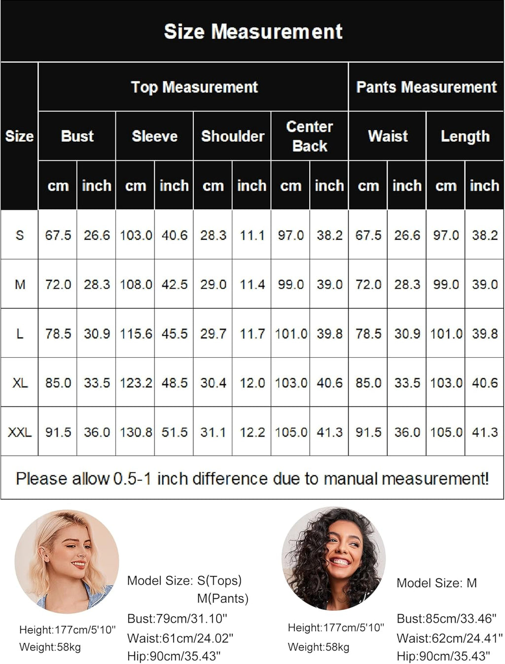 Women's Pajama Sets Long Sleeve Comfy Button Down Nightwear