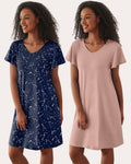 2 Pack Print Short Sleeve Sleepwear (US Only)
