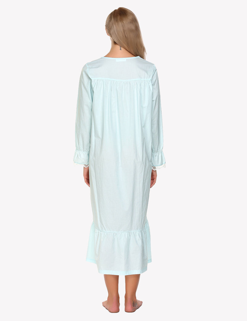 Victorian Lace Trim Nightdress (US Only)