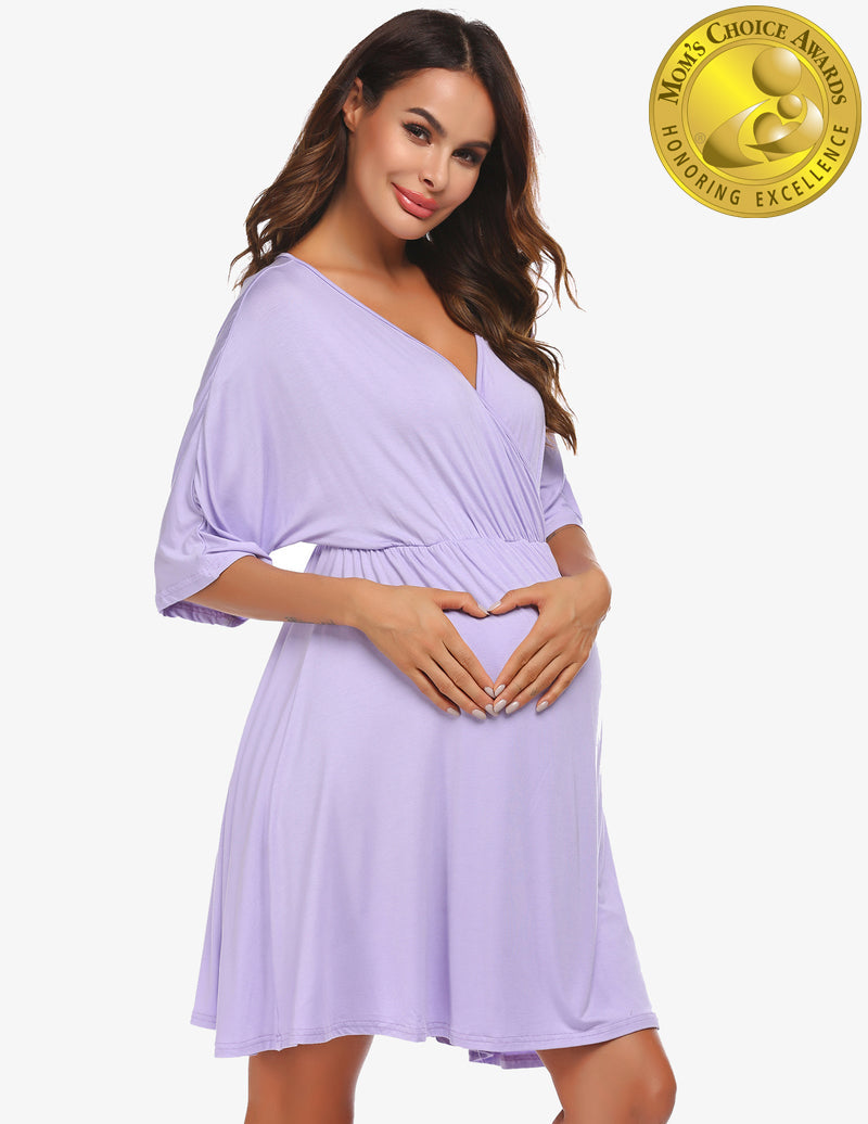 Maternity Dress Nursing Nightgown (US Only)