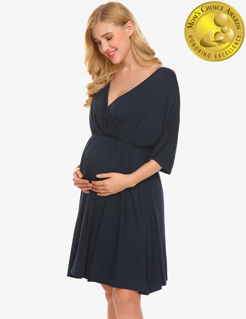 Maternity Dress Nursing Nightgown (US Only)