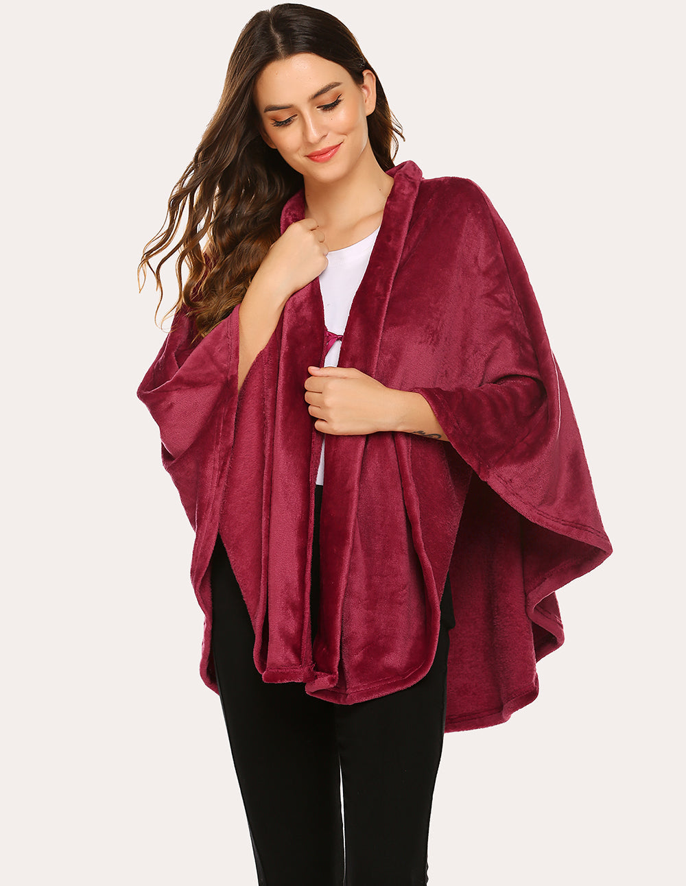 Flannel Shawl Ponchos (US Only)