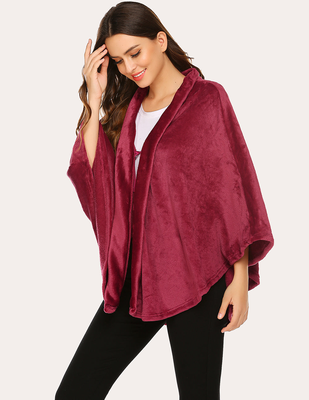 Flannel Shawl Ponchos (US Only)