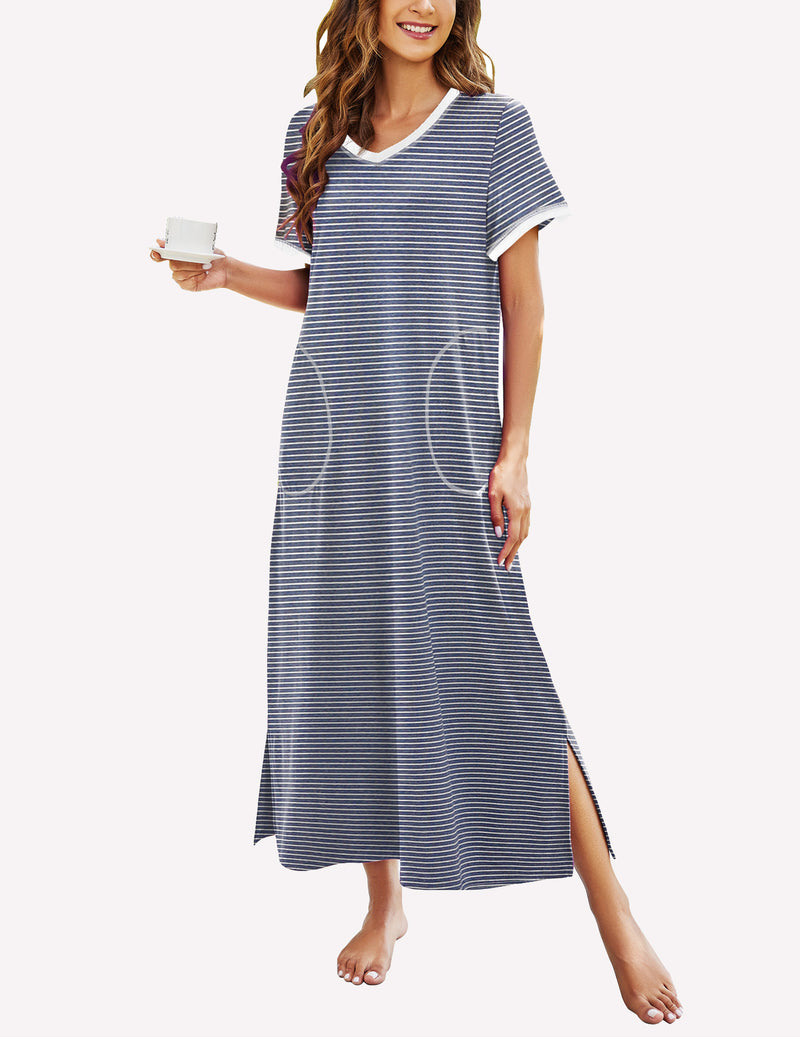 Ultra-Soft Long Nightgown with Pocket (US Only)
