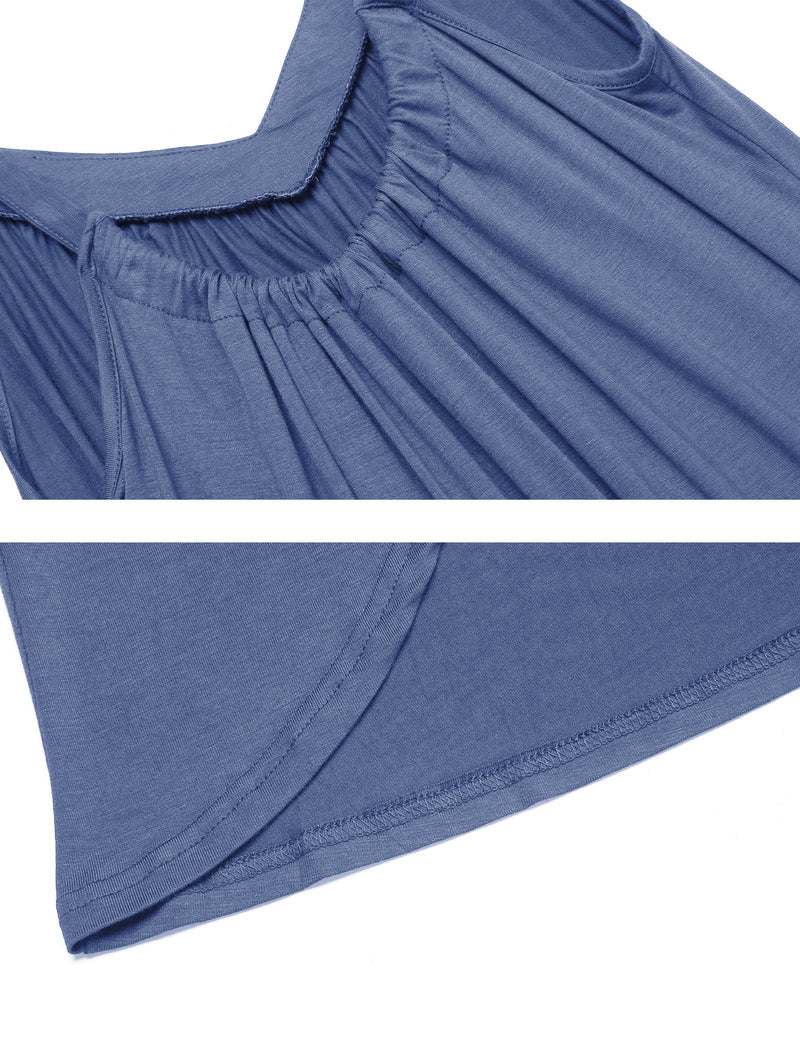Irregular Hem Full Slip Night Dress (US Only)