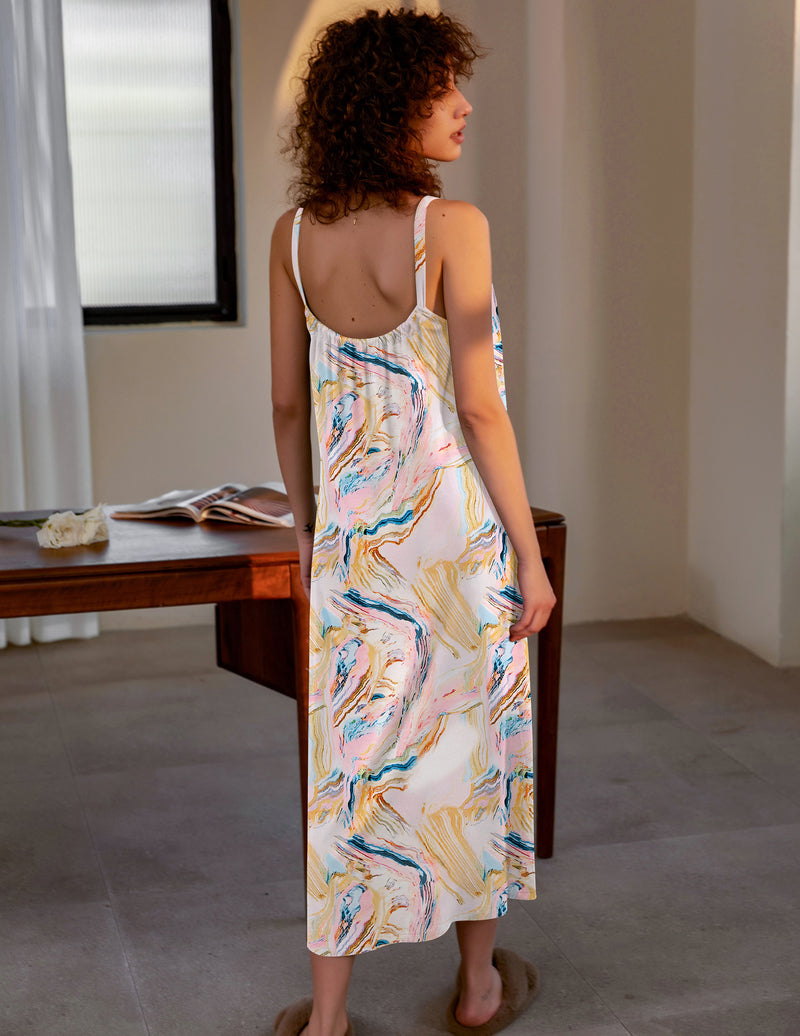 Irregular Hem Full Slip Night Dress (US Only)