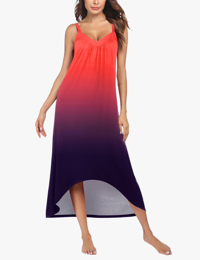 Irregular Hem Full Slip Night Dress (US Only)