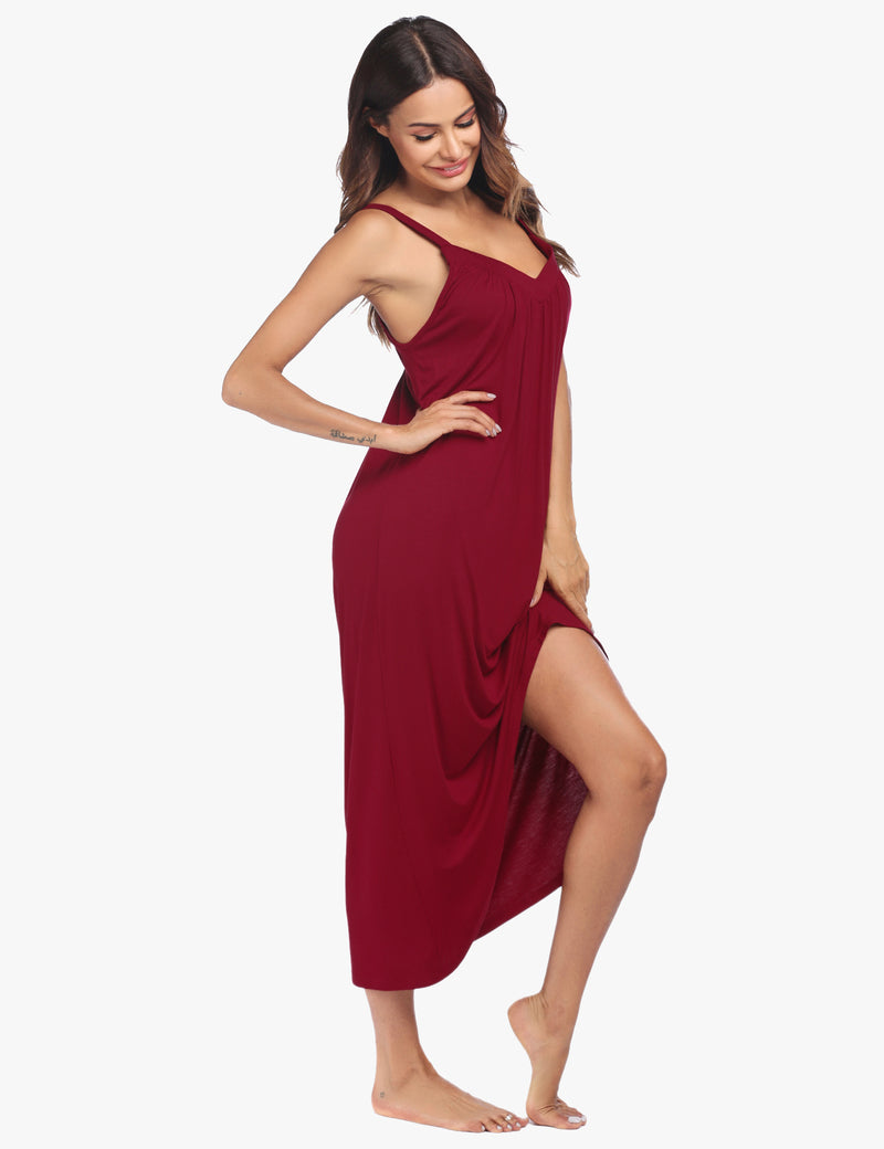 Irregular Hem Full Slip Night Dress (US Only)