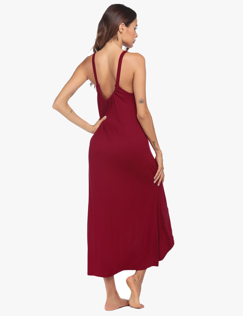 Irregular Hem Full Slip Night Dress (US Only)